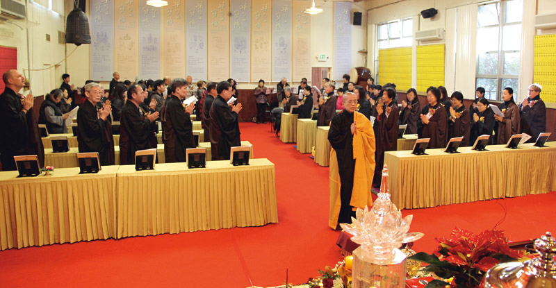 美國佛門寺啟建報恩梁皇寶懺暨二○一七年新春祈福法會